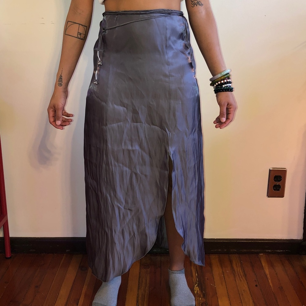 Free people slit skirt